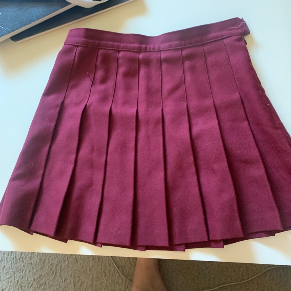 American Apparel pleated skirt medium
